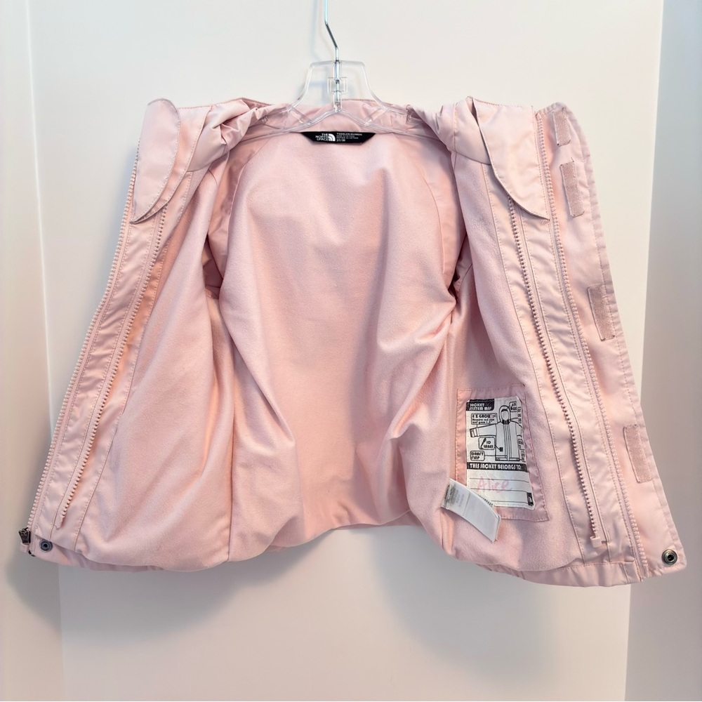 The North Face Toddler Girl Kira Triclimate Waterproof 3-in-1 Jacket Pink 3T - Picture 8 of 16